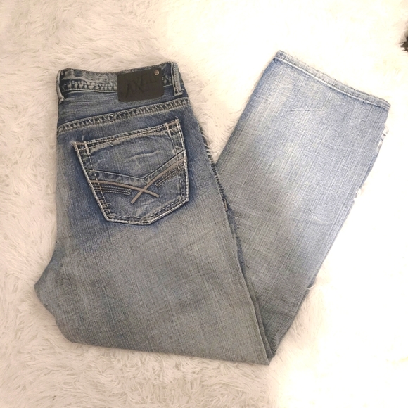 TK AXEL Other - TK Axel Jeans Blue Men's 34 Pocket Wash Stretch Denim relaxed straight leg pants